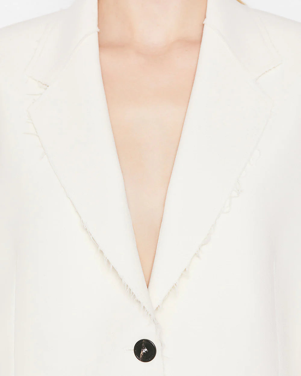 Frame Raw Edge Blazer