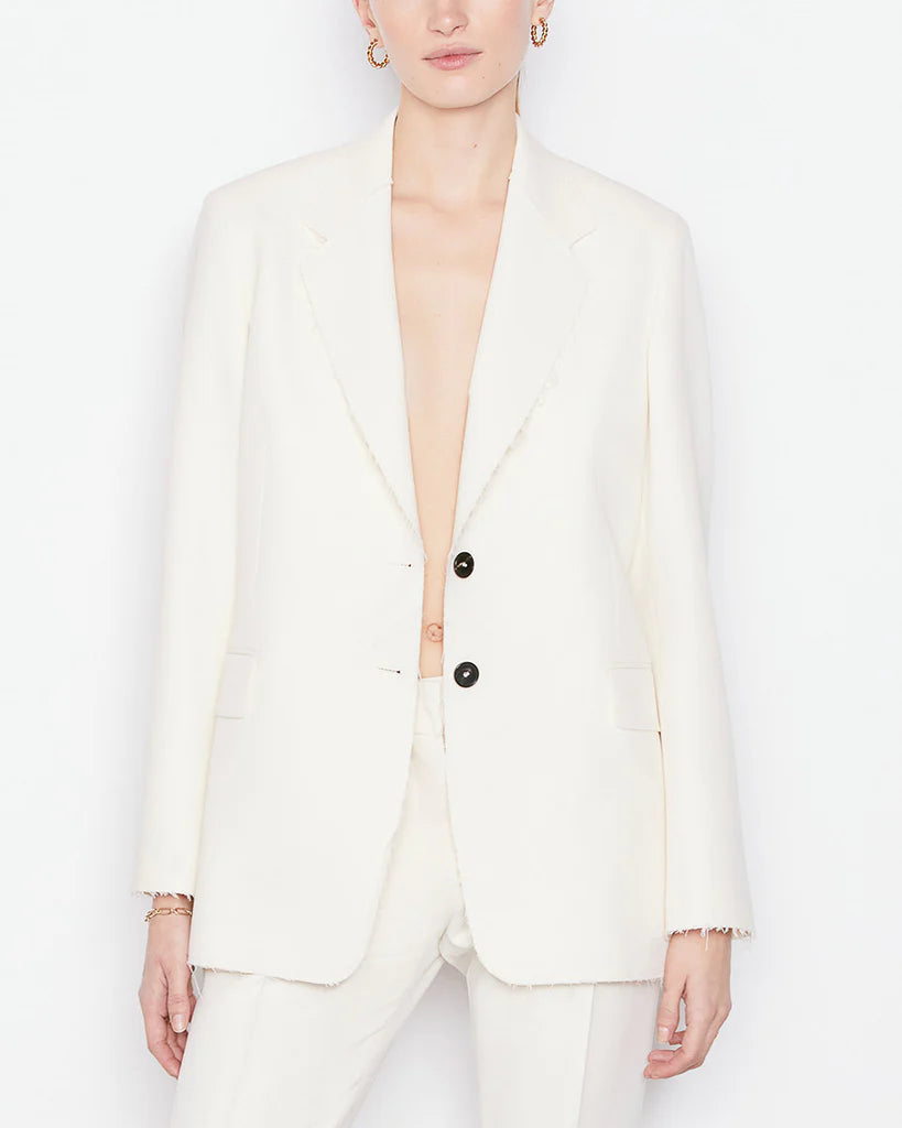 Frame Raw Edge Blazer