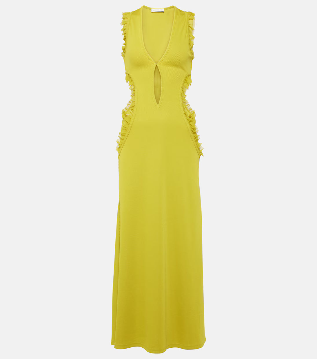 Christopher Esber Carina ruffled cutout midi dress