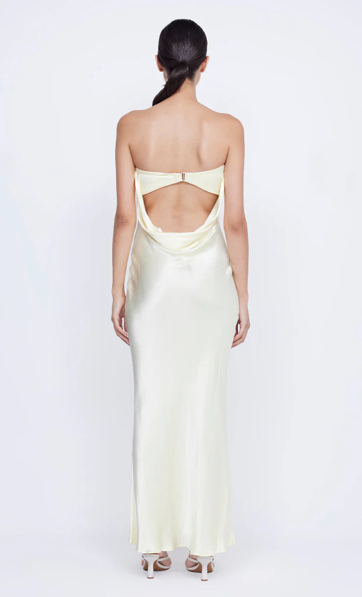 BEC & BRIDGE Moon Dance Strapless Maxi
